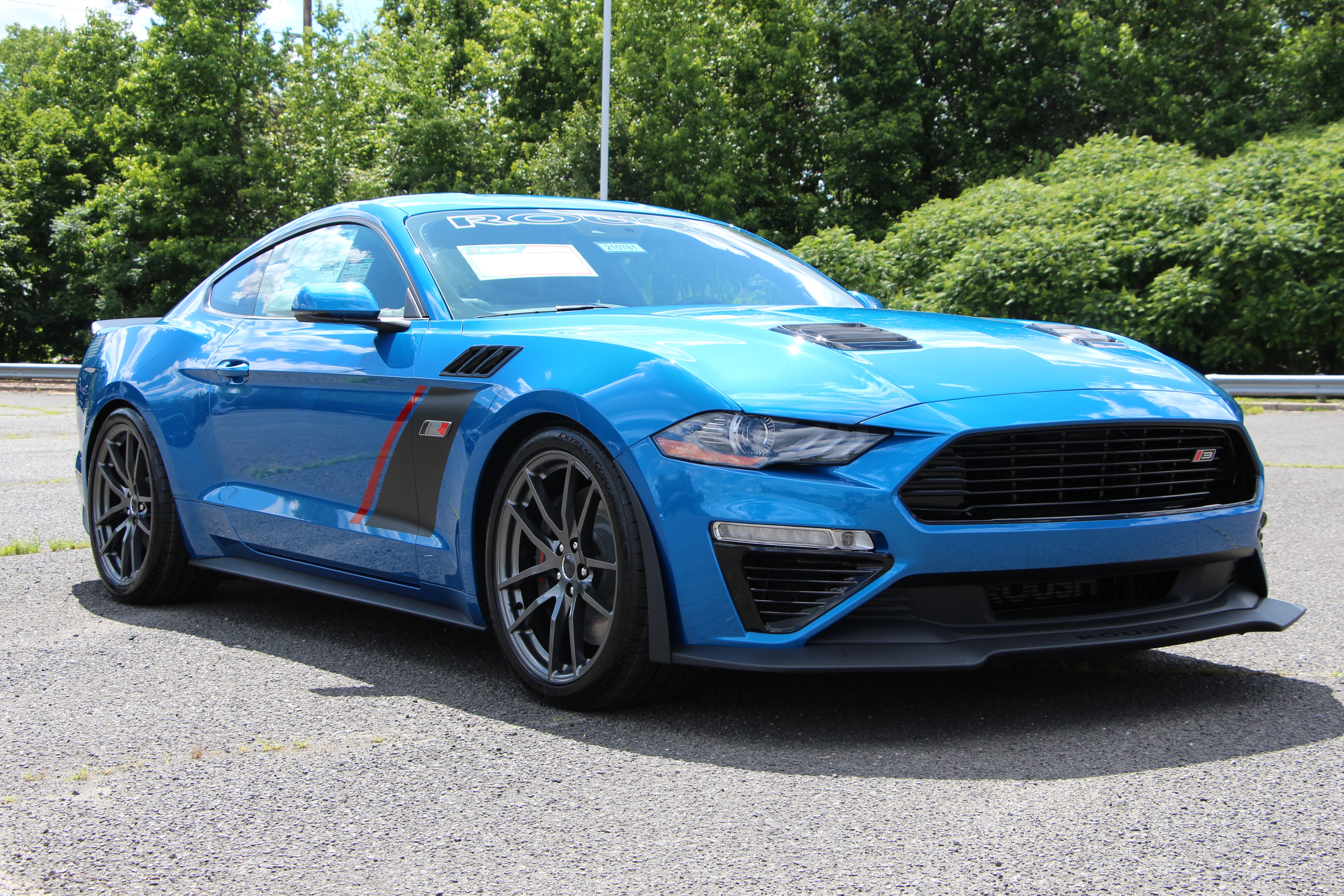 Blue ROUSH Mustang at All American Ford in Old Bridge in Old Bridge NJ