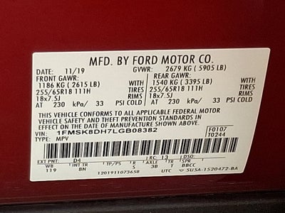 2020 Ford Explorer XLT