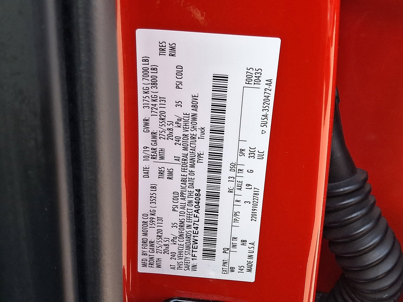 2020 Ford F-150 LARIAT