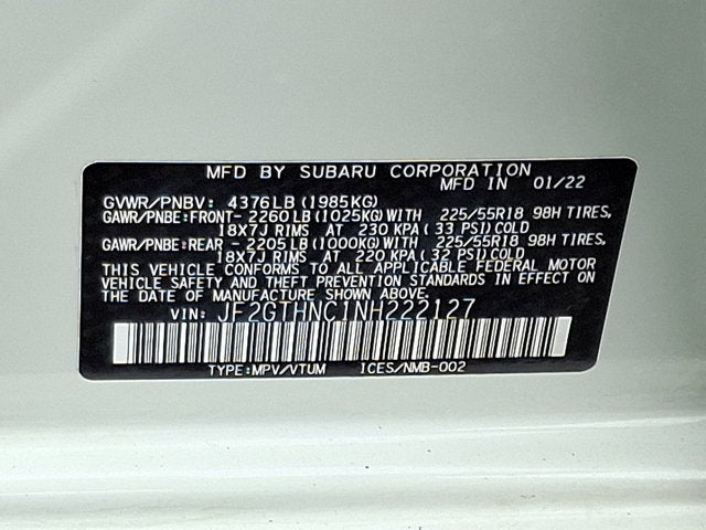 2022 Subaru Crosstrek Limited