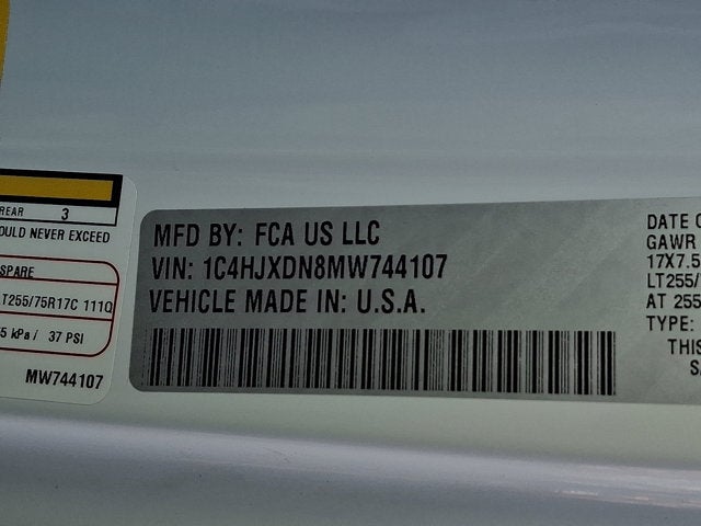 2021 Jeep Wrangler Unlimited Unlimited Willys