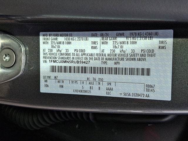 2024 Ford Escape ST-Line