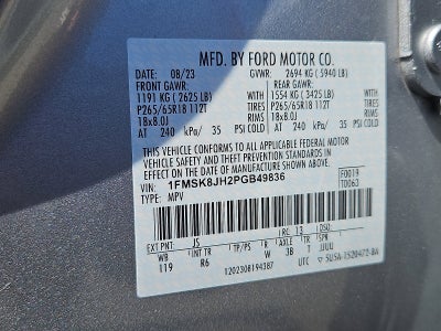 2023 Ford Explorer Timberline