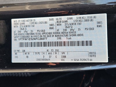 2022 Ford F-150 XLT