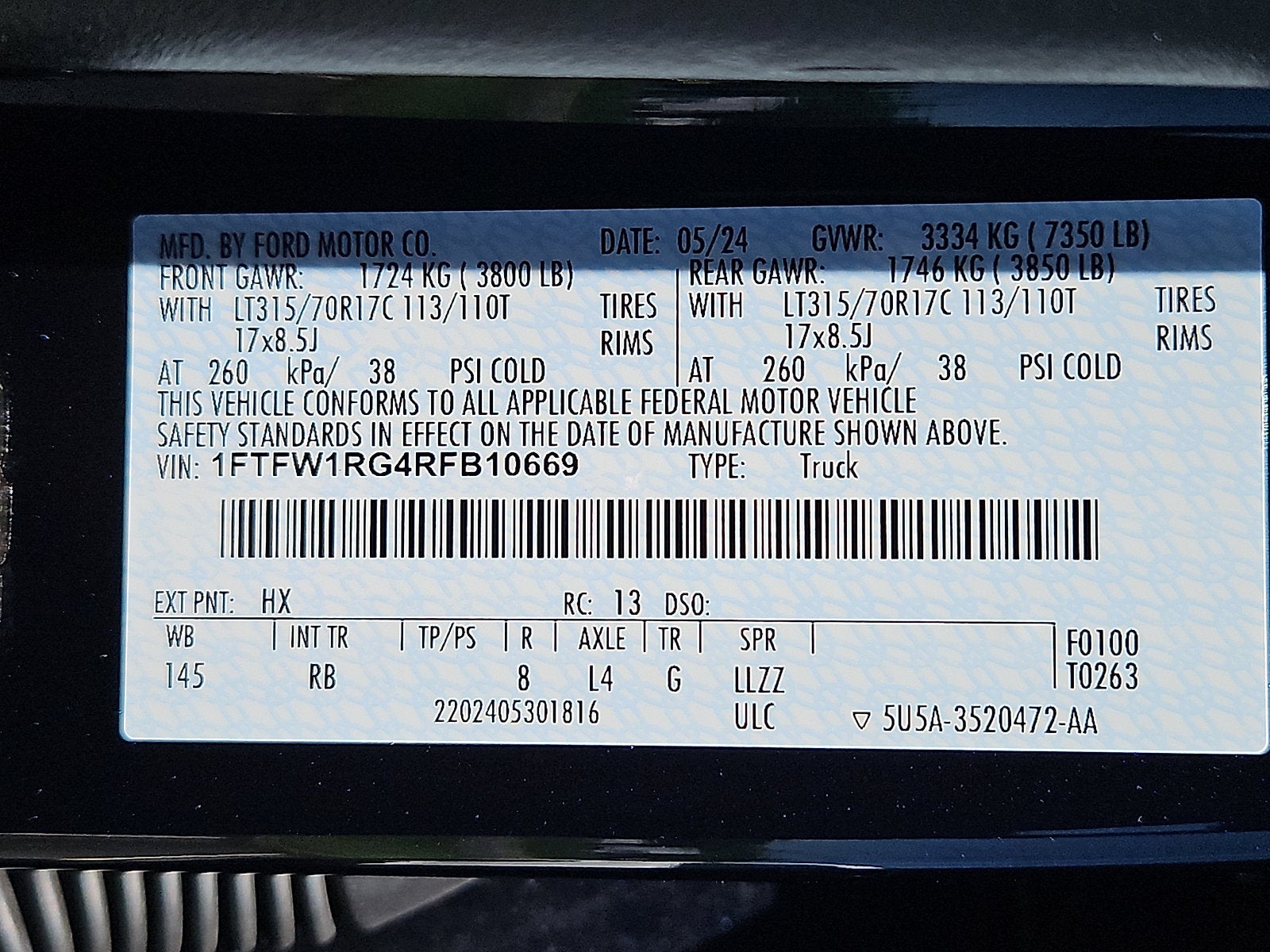 2024 Ford F-150 Raptor