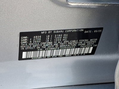 2025 Subaru Legacy Touring XT