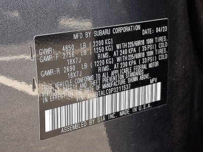 2023 Subaru Outback Onyx Edition w/ Custom Wrap