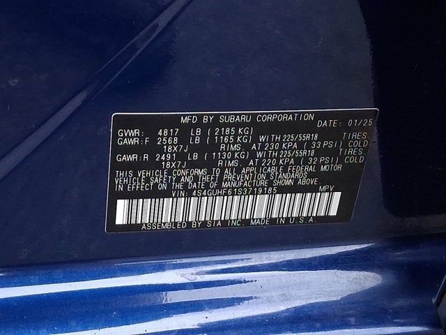 2025 Subaru Crosstrek Sport