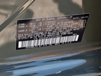 2025 Subaru Crosstrek Sport