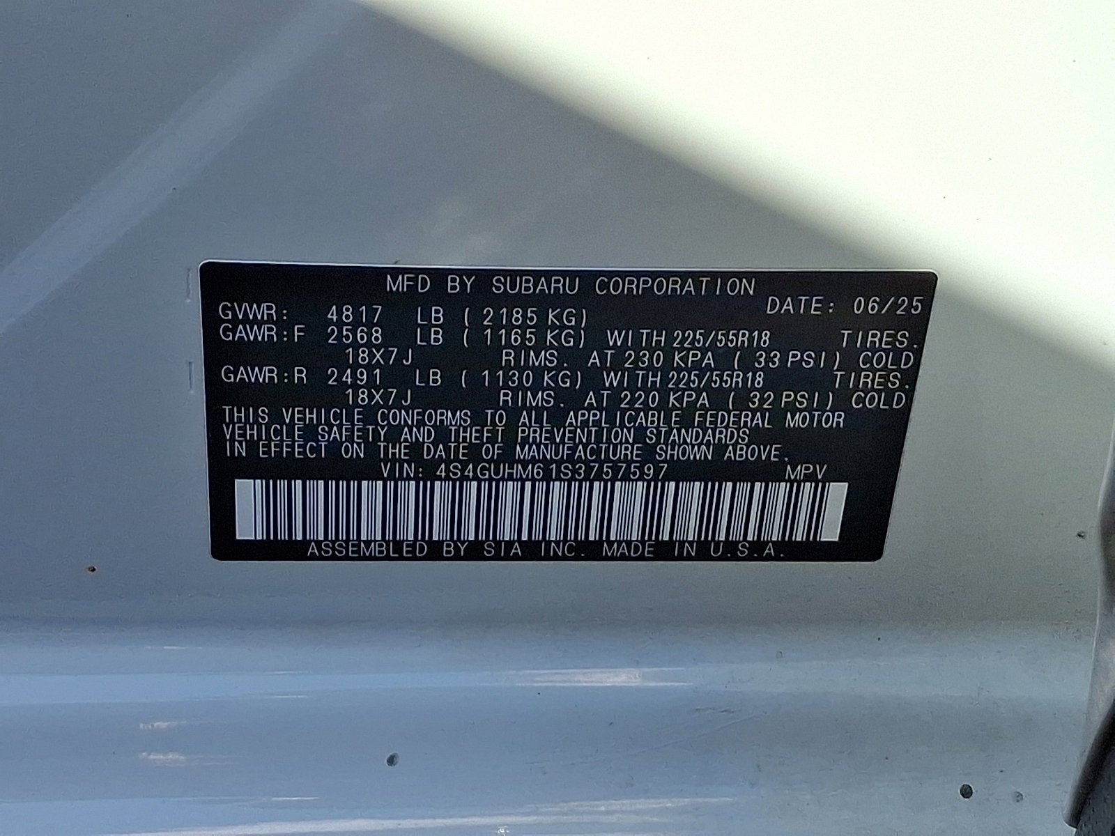 2025 Subaru Crosstrek Limited