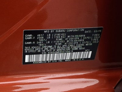 2025 Subaru Crosstrek Limited