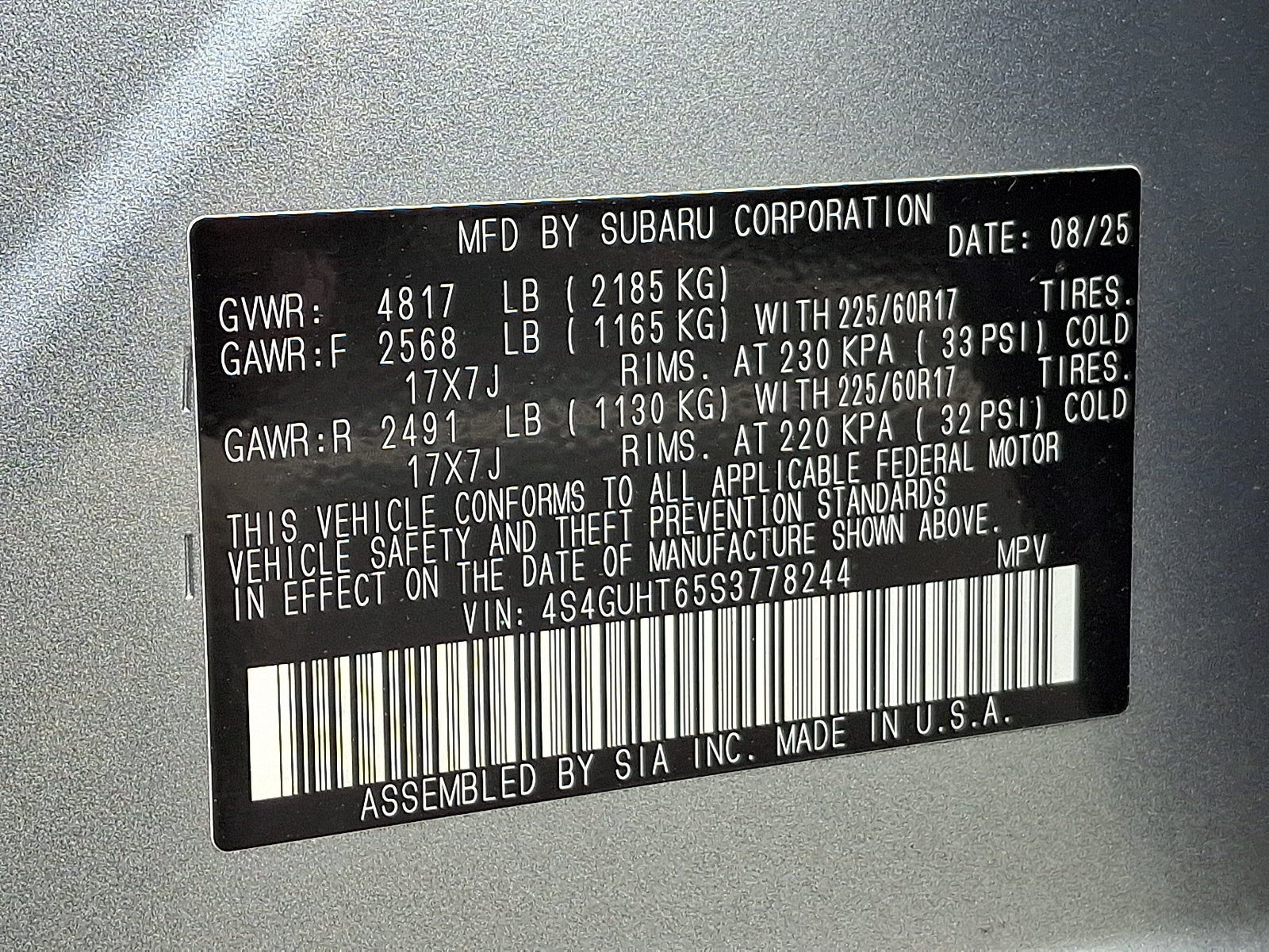 2025 Subaru Crosstrek Wilderness