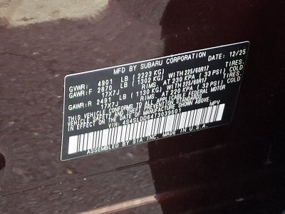 2026 Subaru Forester Premium