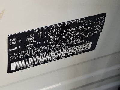 2026 Subaru Forester Limited