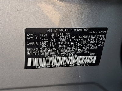 2025 Subaru Ascent Limited