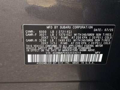 2025 Subaru Ascent Limited