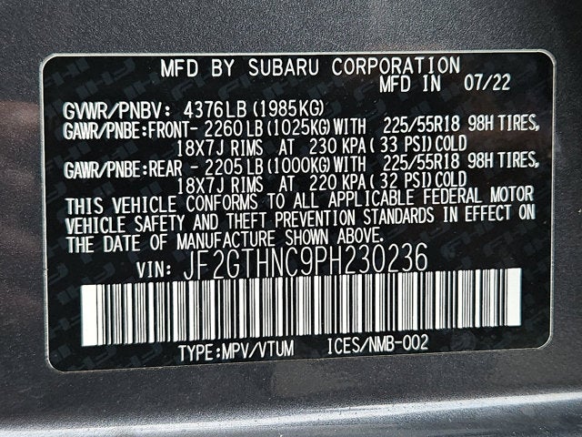 2023 Subaru Crosstrek Limited