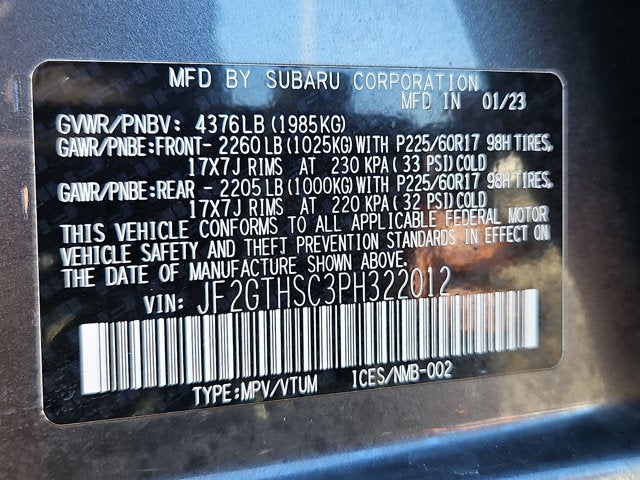 2023 Subaru Crosstrek Sport