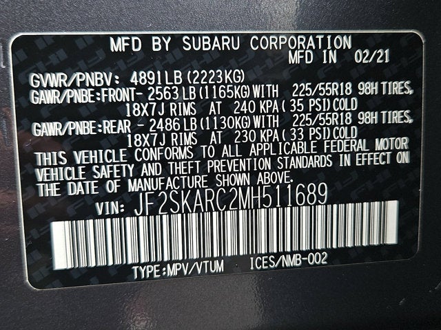 2021 Subaru Forester Sport