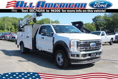 2025 Ford Open Service Utility 11 FT Crane Super Cab F550 4x4