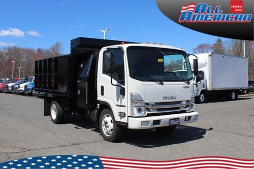 2026 Isuzu Landscape Dump NPR 12 FT Steel Landscape Body with Steel Backpack