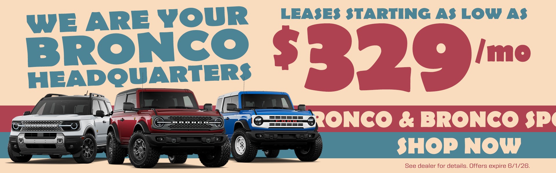 Bronco HQ May 2026