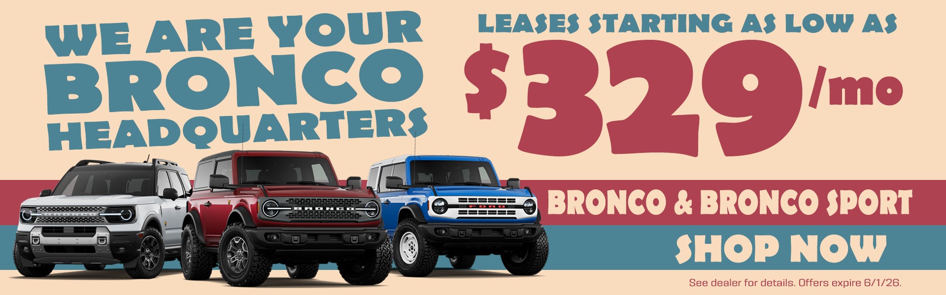 Bronco HQ May 2026