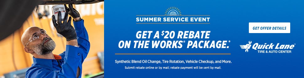 Get $20 Rebate on the works package
