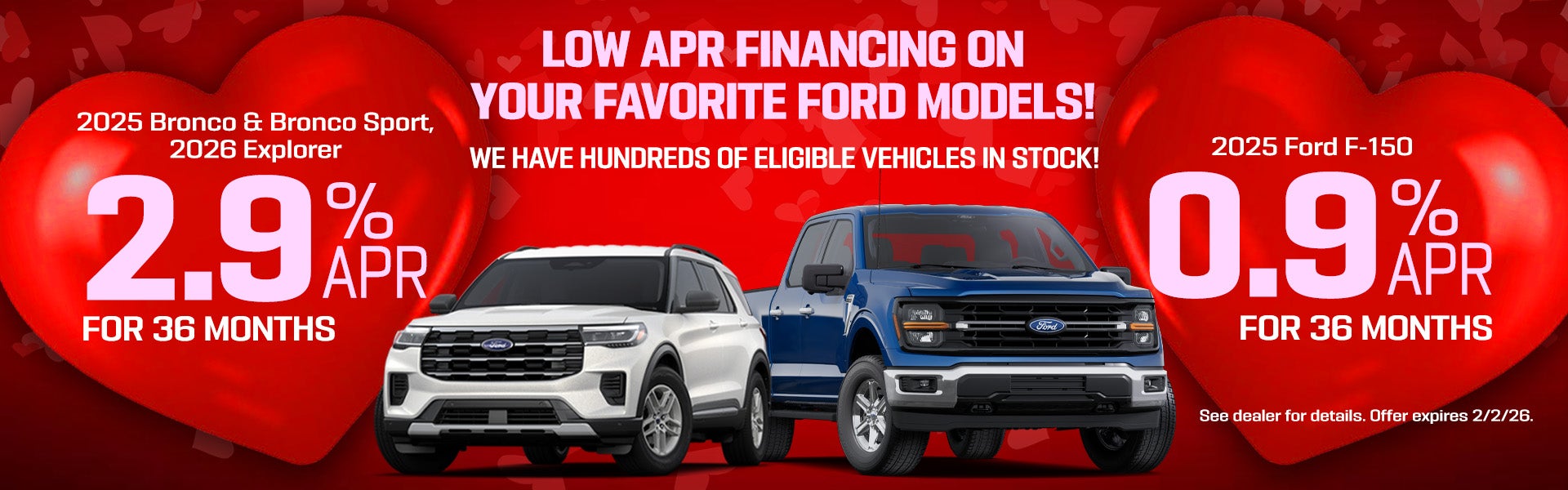 Finance VDay Specials - January 2026