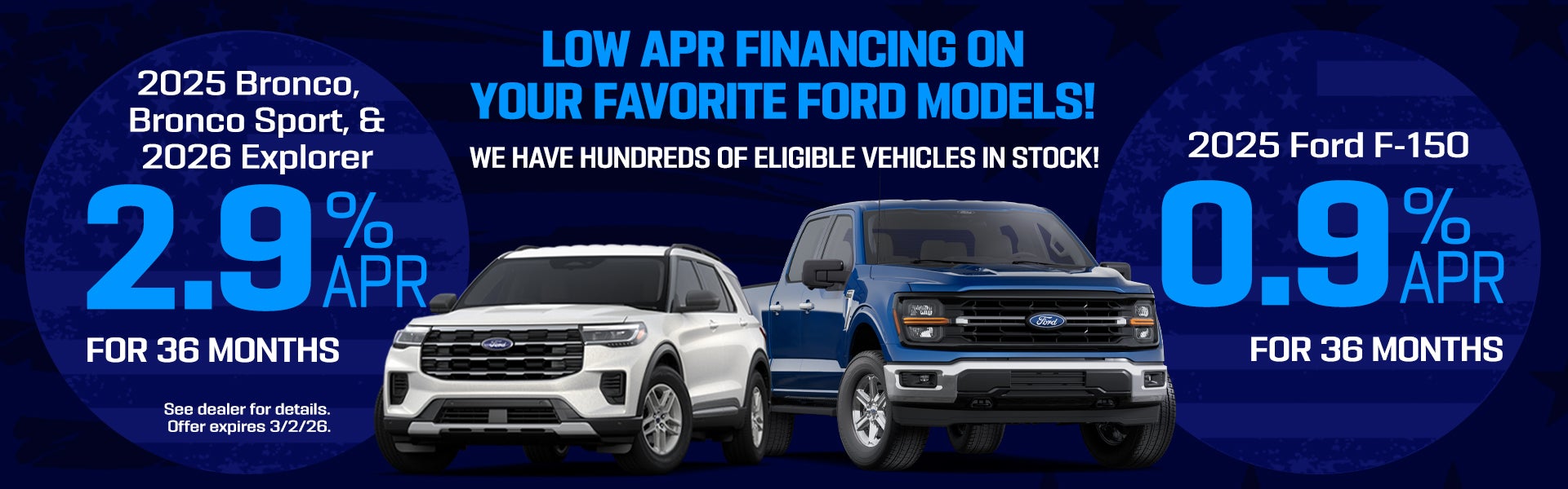 President's Day APR Specials - February 2026