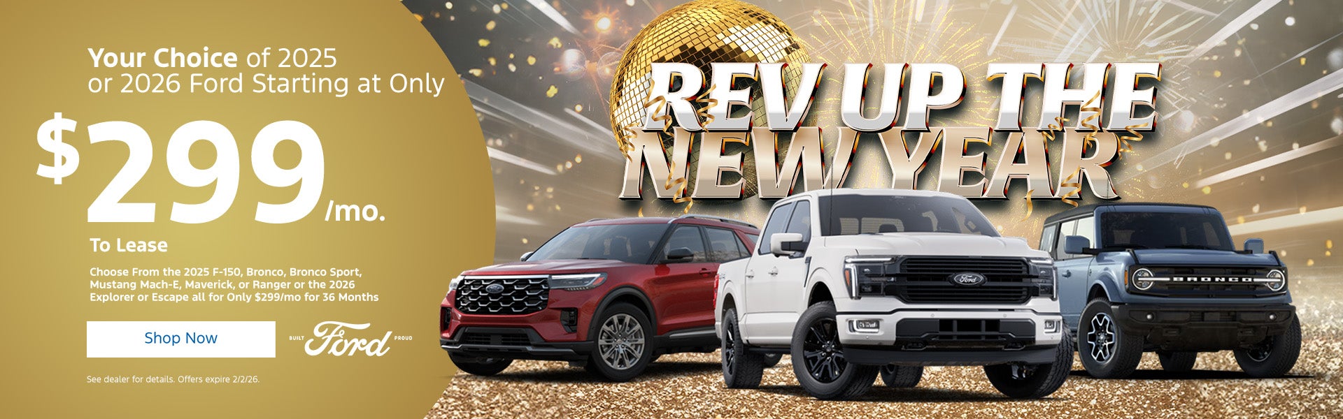 Ford Lease Specials - January 2026